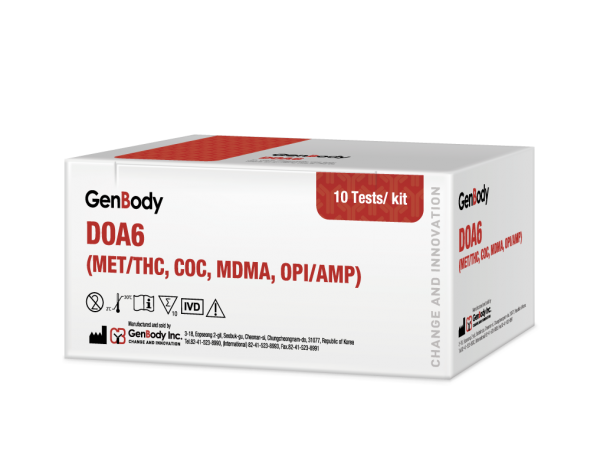 DOA6 (MET/THC, COC, MDMA, OPI/AMP)